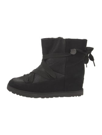 UGG Suede Lace-Up Boots