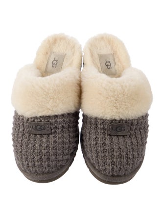 UGG Wool Tweed Pattern Mules