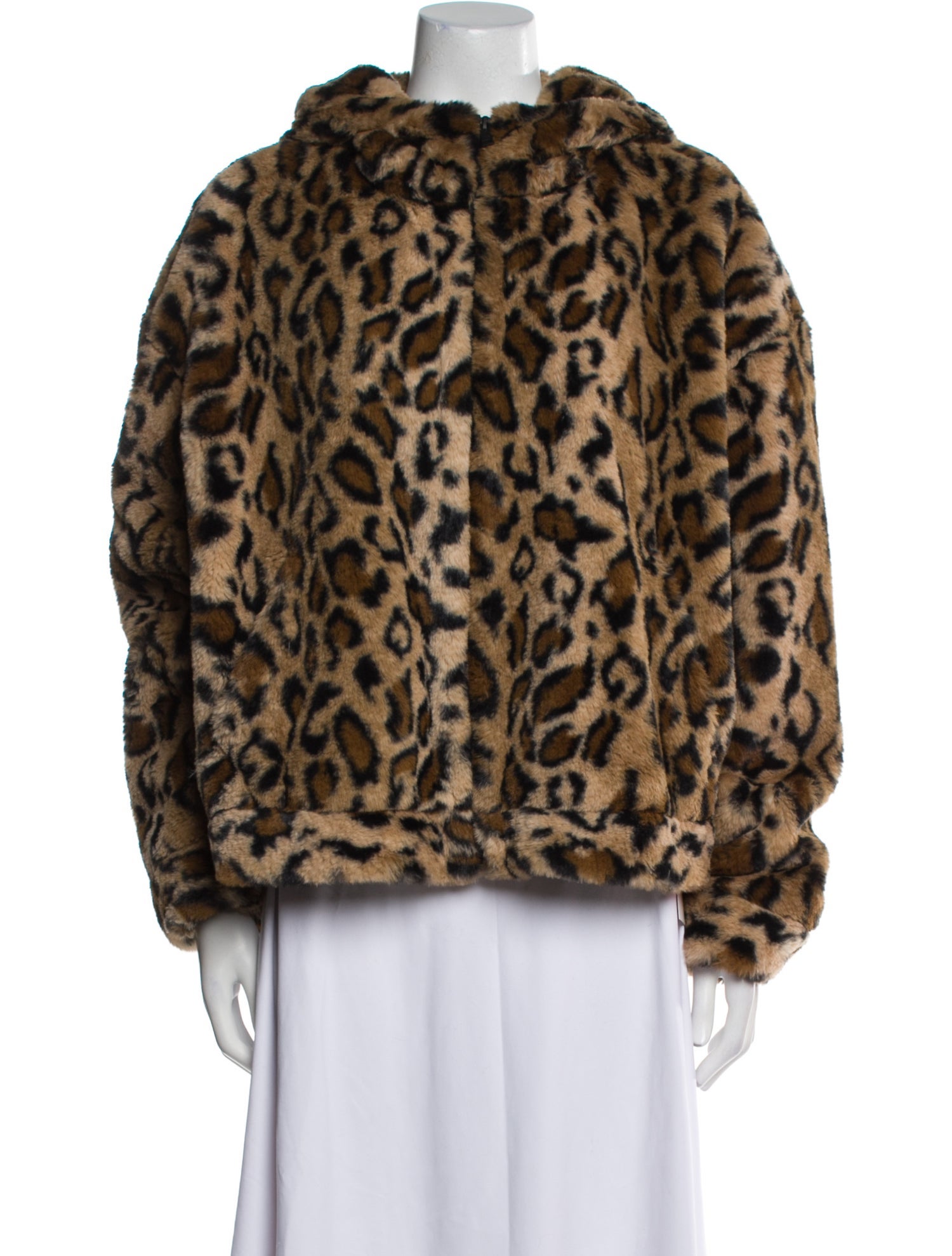 UGG Animal Print Faux Fur Jacket