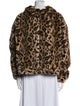 UGG Animal Print Faux Fur Jacket