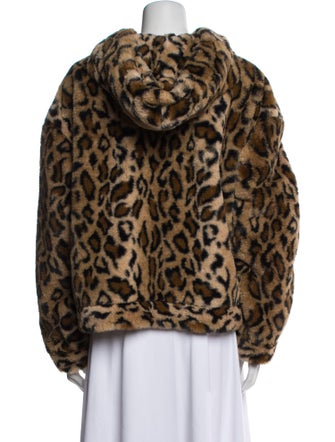UGG Animal Print Faux Fur Jacket