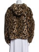 UGG Animal Print Faux Fur Jacket