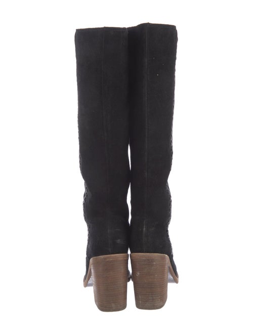 UGG Suede Colorblock Pattern Boots
