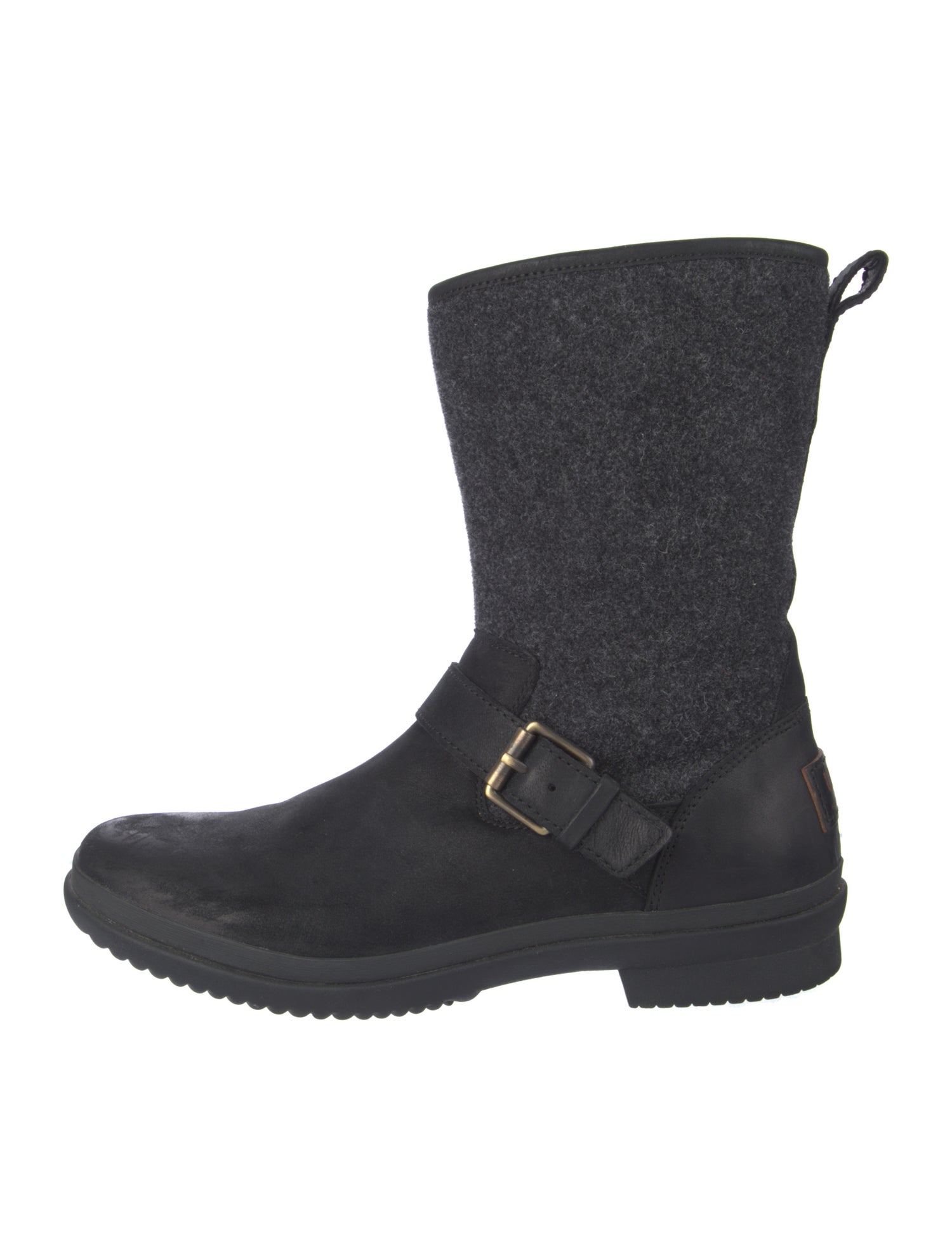 UGG Leather Moto Boots