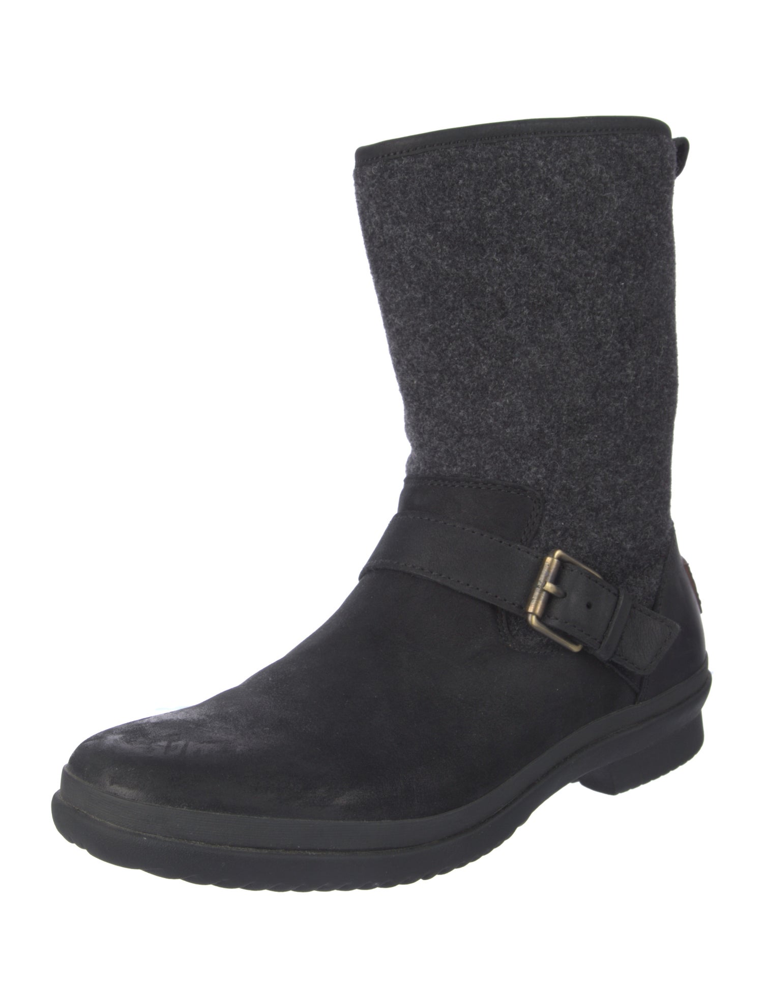 UGG Leather Moto Boots