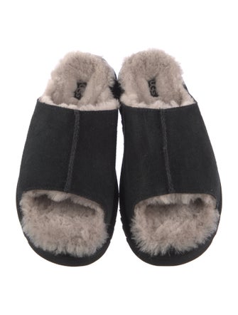 UGG Suede Colorblock Pattern Mules