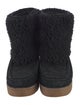 UGG Suede Colorblock Pattern Lace-Up Boots