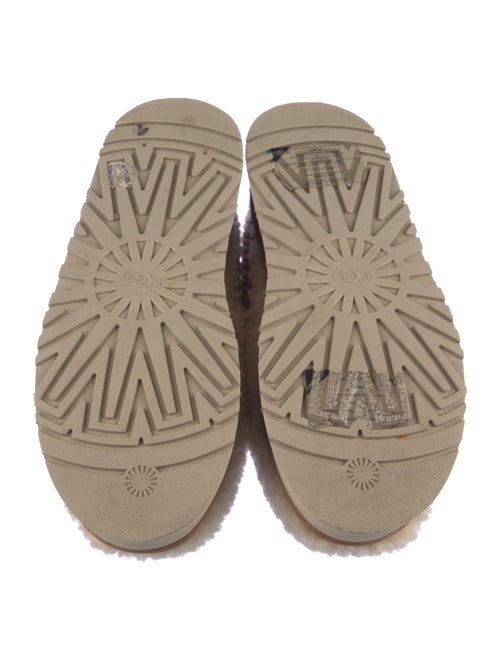 UGG Shearling Embroidered Accent Mules