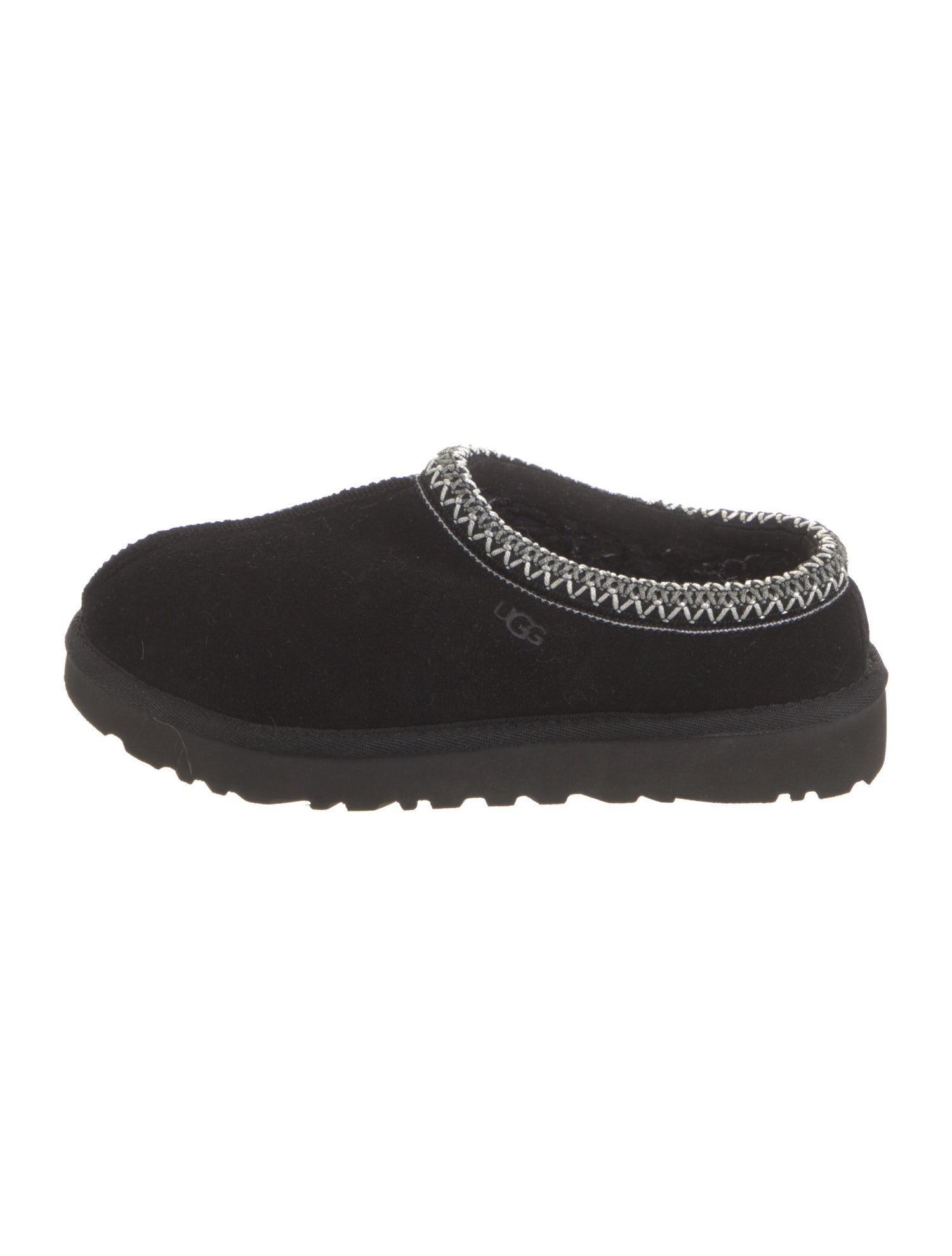 UGG Suede Embroidered Accent Flats