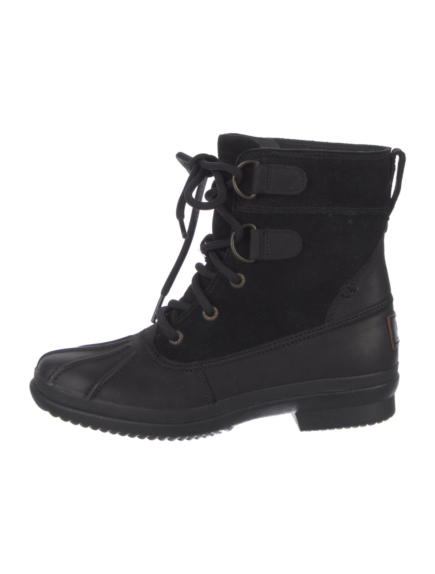 UGG Suede Lace-Up Boots