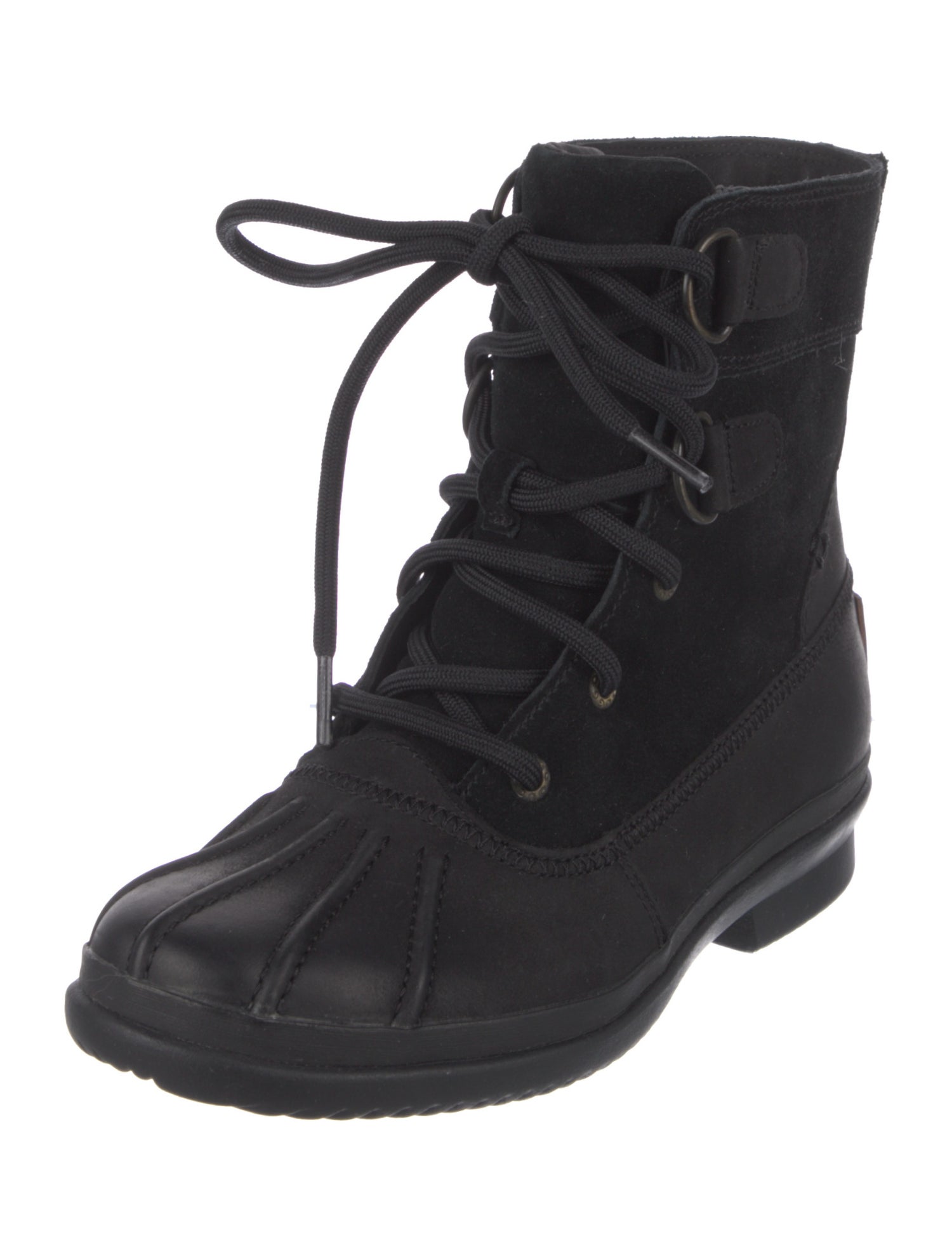 UGG Suede Lace-Up Boots