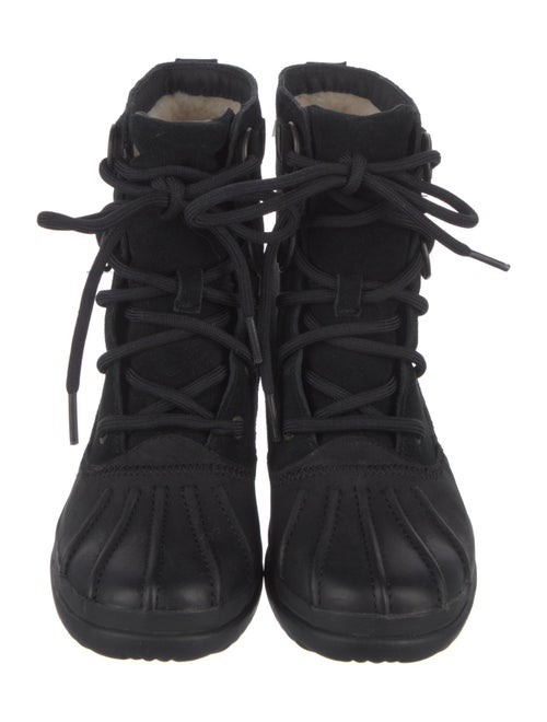 UGG Suede Lace-Up Boots