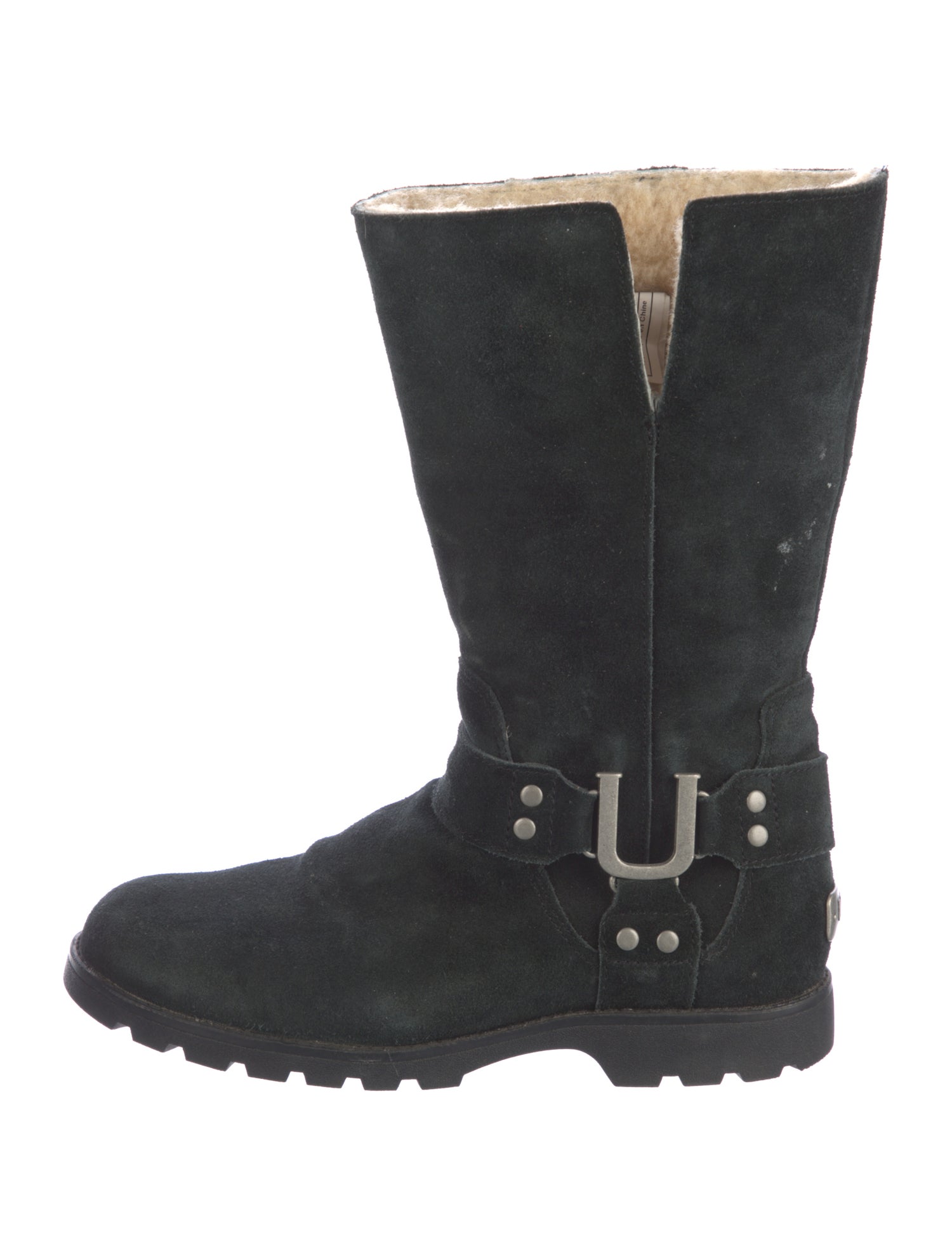 UGG Suede Moto Boots