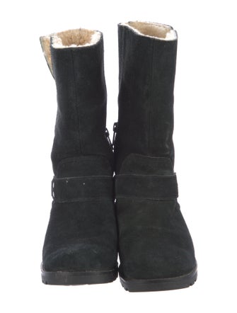 UGG Suede Moto Boots