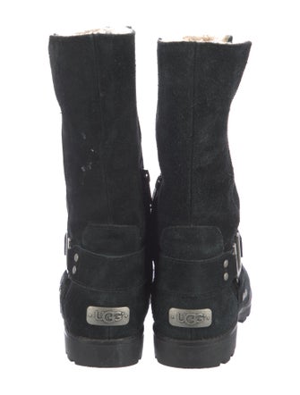 UGG Suede Moto Boots