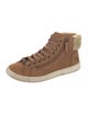 UGG Suede Colorblock Pattern Sneakers