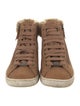 UGG Suede Colorblock Pattern Sneakers