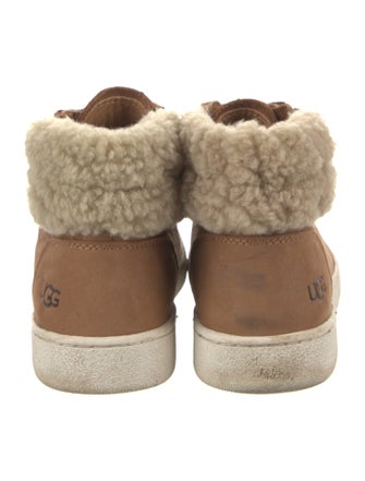 UGG Suede Colorblock Pattern Sneakers