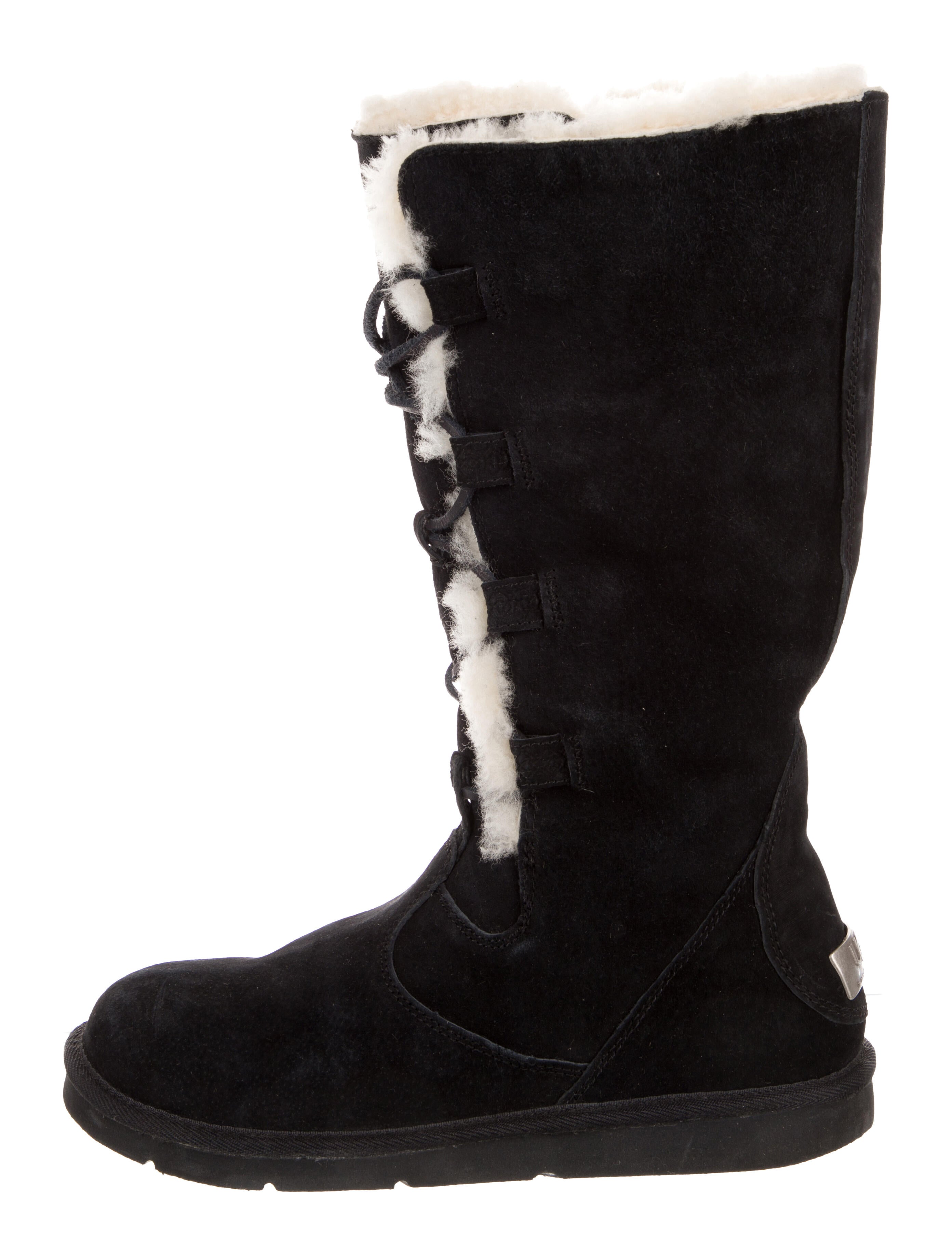 UGG Suede Lace-Up Boots