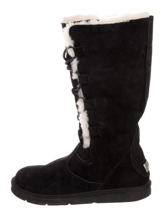 UGG Suede Lace-Up Boots