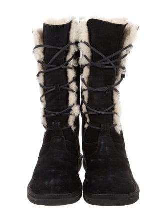UGG Suede Lace-Up Boots