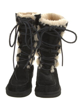 UGG Suede Lace-Up Boots