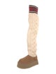 UGG Suede Graphic Print Sock Boots