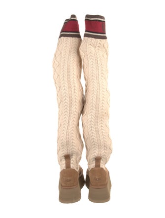 UGG Suede Graphic Print Sock Boots