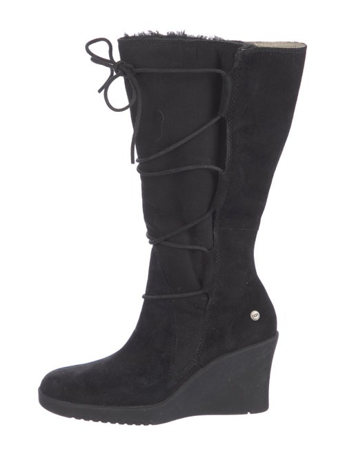 UGG Suede Lace-Up Boots