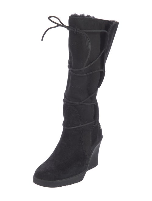 UGG Suede Lace-Up Boots
