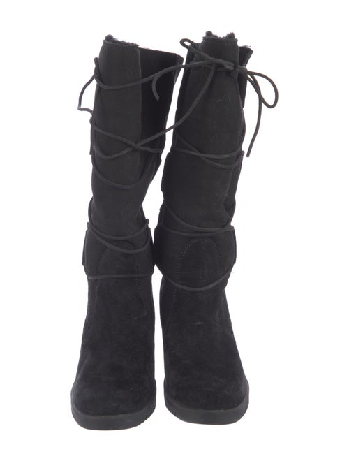 UGG Suede Lace-Up Boots