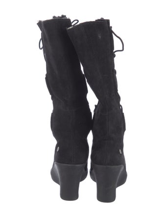 UGG Suede Lace-Up Boots