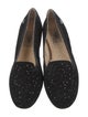 UGG Suede Crystal Embellishments Loafers