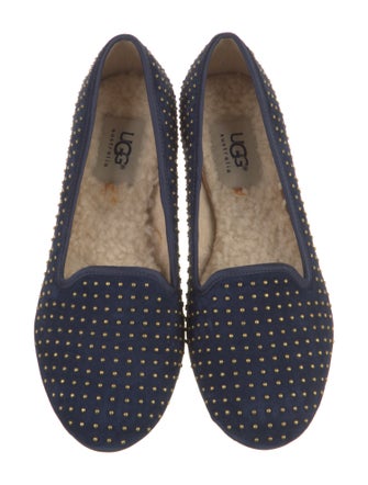 UGG Suede Studded Accents Flats