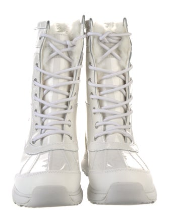 UGG Patent Leather Lace-Up Boots