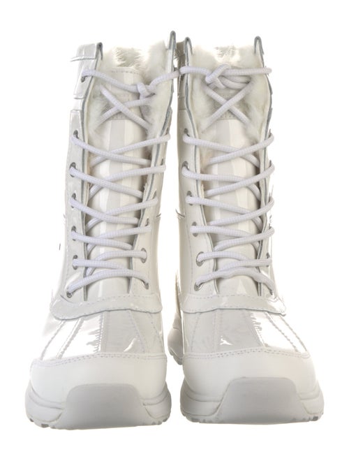 UGG Patent Leather Lace-Up Boots