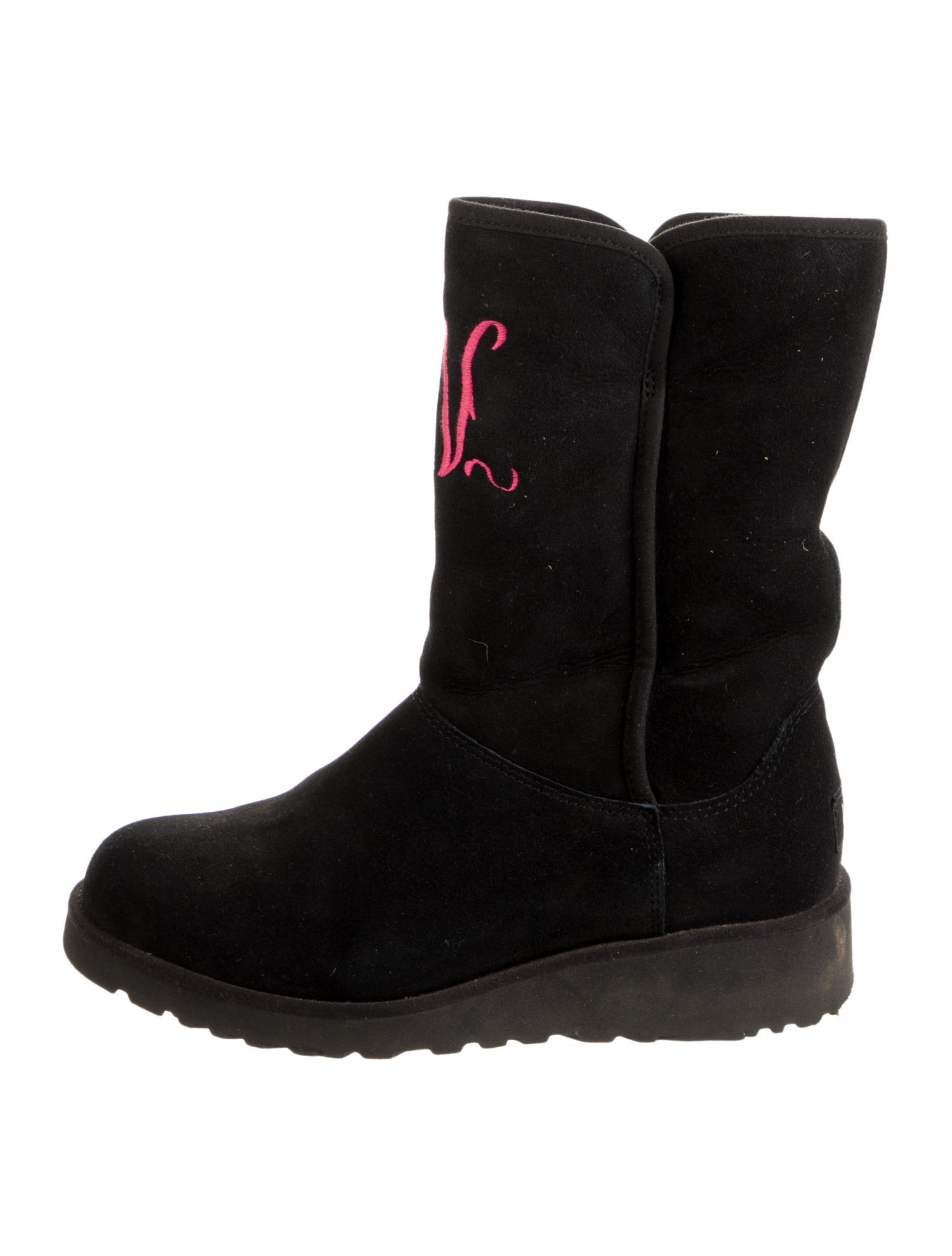 UGG Suede Lace-Up Boots