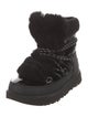 UGG Patent Leather Combat Boots