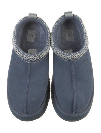 UGG Suede Embroidered Accent Flats