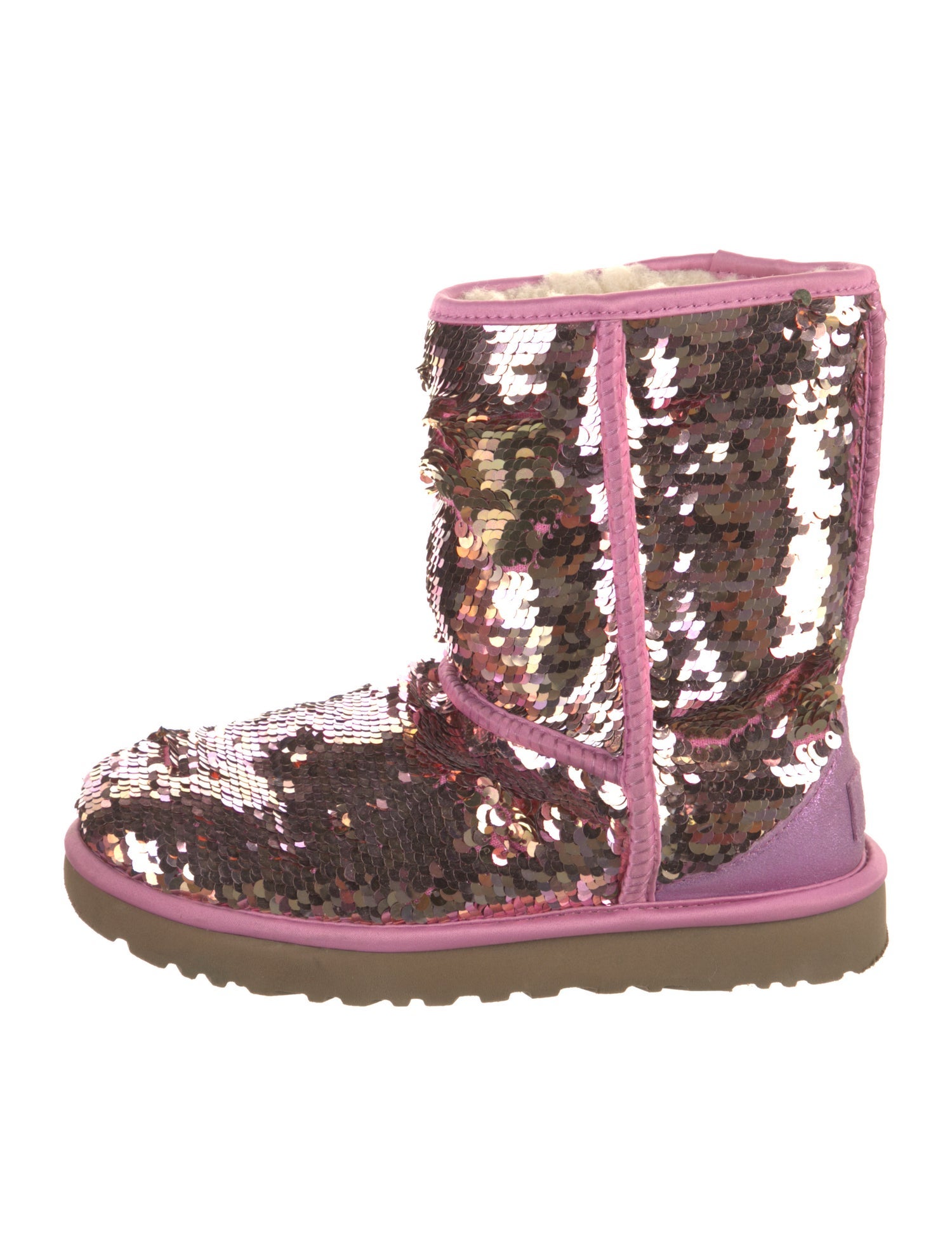 UGG Sequins Sequin Embellishments Combat Boots