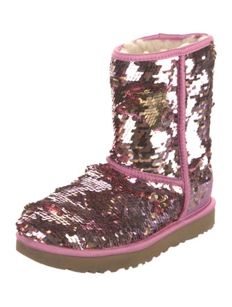 UGG Sequins Sequin Embellishments Combat Boots