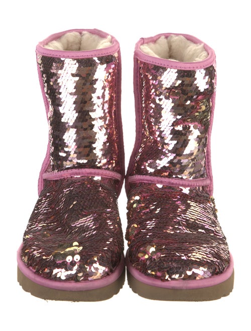 UGG Sequins Sequin Embellishments Combat Boots