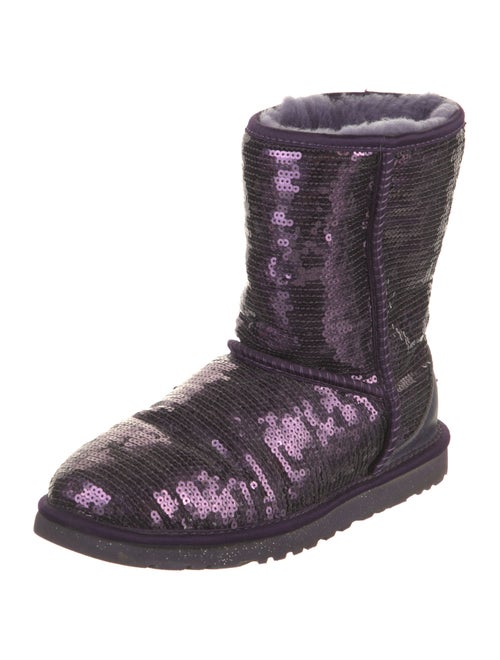 UGG Sequins Sequin Embellishments Combat Boots
