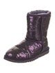 UGG Sequins Sequin Embellishments Combat Boots