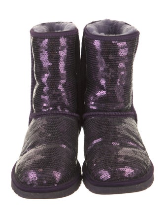 UGG Sequins Sequin Embellishments Combat Boots