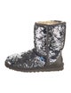 UGG Sequins Combat Boots