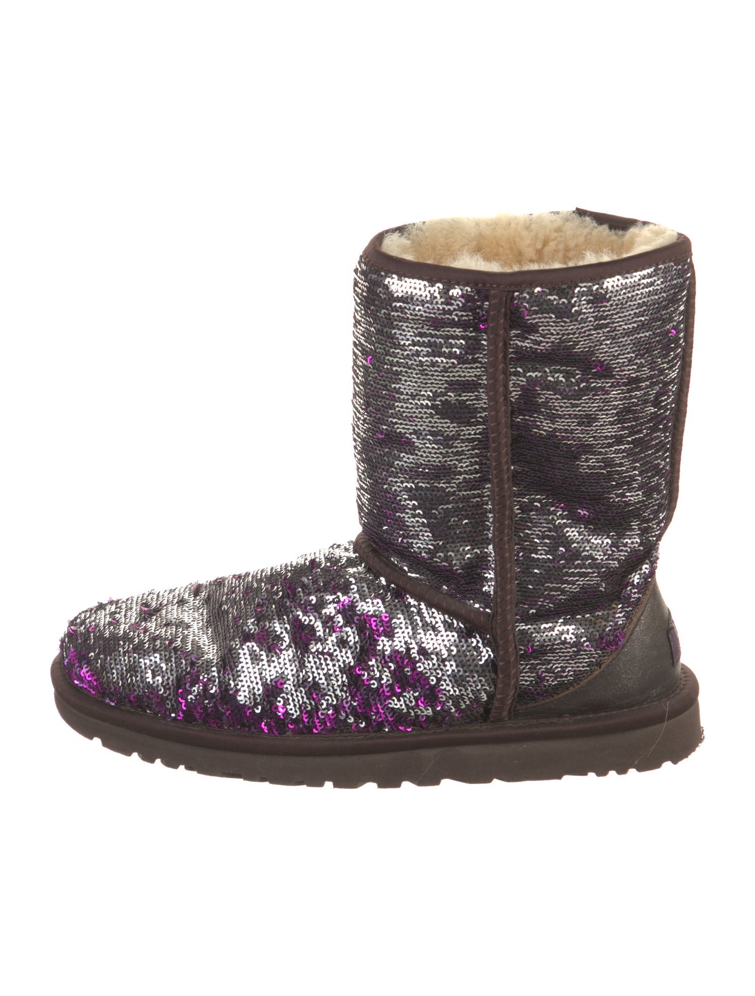 UGG Sequins Colorblock Pattern Boots