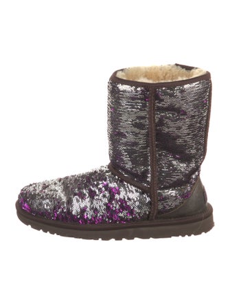 UGG Sequins Colorblock Pattern Boots