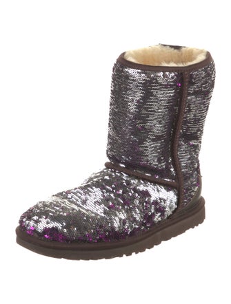 UGG Sequins Colorblock Pattern Boots