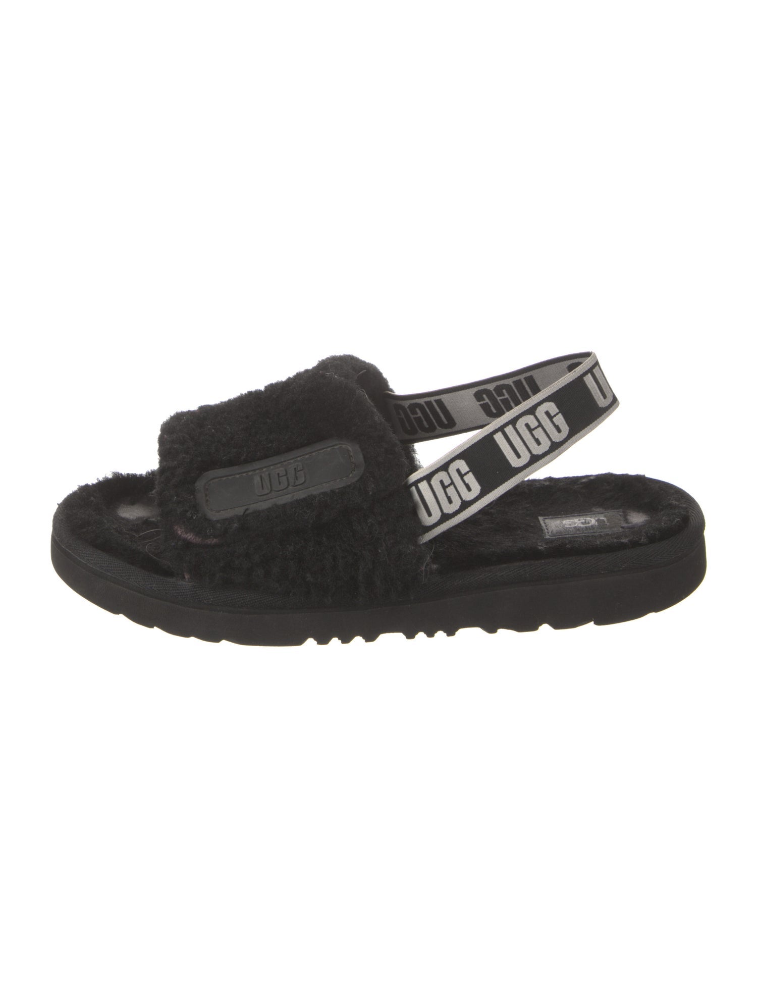 UGG Shearling Slingback Sandals